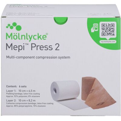 ToRa Pharma GmbH MEPI PRESS 2 Lite Komp.Sys.10cm Knöchelumf.18-32cm 6 St. ToRa Pharma GmbH MEPI PRESS 2 Lite Komp.Sys.10cm Knöchelumf.18-32cm 6 St.