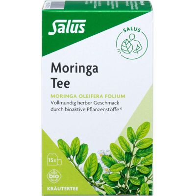 SALUS Pharma GmbH MORINGA TEE Bio Moringa oleifera folium Salus Fbtl 15 St. (21 g) SALUS Pharma GmbH MORINGA TEE Bio Moringa oleifera folium Salus Fbtl 15 St. (21 g)