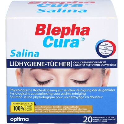 Optima Pharmazeutische GmbH BLEPHACURA Salina Lidhygiene-Tücher 20 St. Optima Pharmazeutische GmbH BLEPHACURA Salina Lidhygiene-Tücher 20 St.