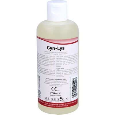Medesign I. C. GmbH GYN LYS Gleitgel 250 ml Medesign I. C. GmbH GYN LYS Gleitgel 250 ml