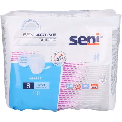 TZMO Deutschland GmbH SENI Active Inkontinenzpants super S 10 St. TZMO Deutschland GmbH SENI Active Inkontinenzpants super S 10 St.