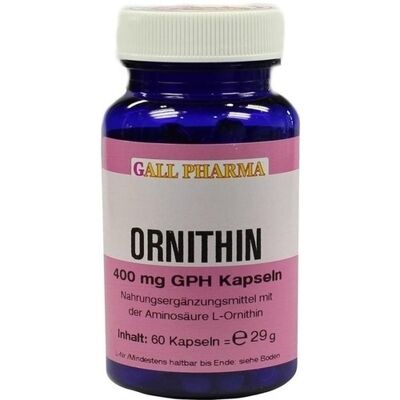 Hecht Pharma GmbH Ornithin 400 mg GPH Kapseln - Nahrungsergänzungsmittel Hecht Pharma GmbH Ornithin 400 mg GPH Kapseln - Nahrungsergänzungsmittel