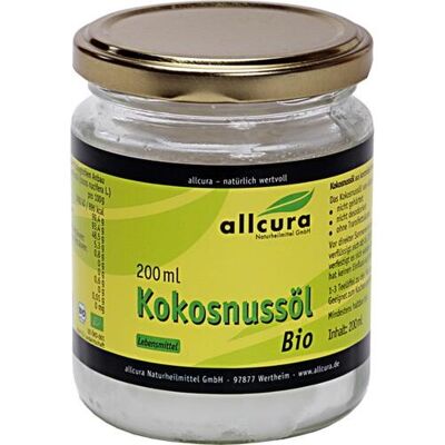 Allcura Naturheilmittel GmbH KOKOSNUSSÖL Bio 200 ml Allcura Naturheilmittel GmbH KOKOSNUSSÖL Bio 200 ml