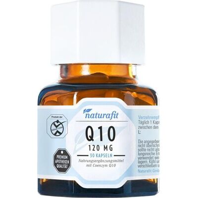 NaturaFit GmbH NATURAFIT Q10 120 mg Kapseln 30 St. (7,6 g) NaturaFit GmbH NATURAFIT Q10 120 mg Kapseln 30 St. (7,6 g)
