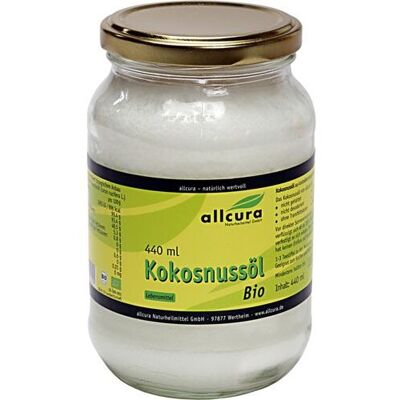 Allcura Bio Kaltgepresstes Kokosöl 440ml - Kokosnussöl Allcura Bio Kaltgepresstes Kokosöl 440ml - Kokosnussöl