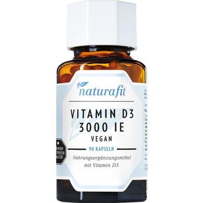 NaturaFit GmbH NATURAFIT Vitamin D3 3000 I.E. Kapseln 90 St. (25,3 g) NaturaFit GmbH NATURAFIT Vitamin D3 3000 I.E. Kapseln 90 St. (25,3 g)