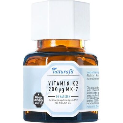 NaturaFit GmbH NATURAFIT Vitamin K2 200 µg MK-7 Kapseln 30 St. (8,5 g) NaturaFit GmbH NATURAFIT Vitamin K2 200 µg MK-7 Kapseln 30 St. (8,5 g)