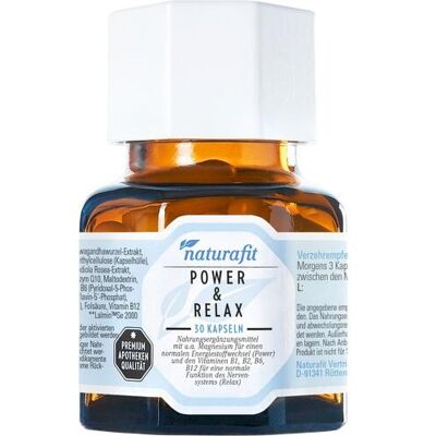 NaturaFit GmbH NATURAFIT Power & Relax Aschw.Rhod.OPC Q10 BVit.Mg 30 St. (18,5 g) NaturaFit GmbH NATURAFIT Power & Relax Aschw.Rhod.OPC Q10 BVit.Mg 30 St. (18,5 g)