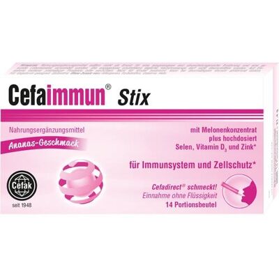 Cefak KG CEFAIMMUN Stix Granulat 14 St. (21,4 g) Cefak KG CEFAIMMUN Stix Granulat 14 St. (21,4 g)