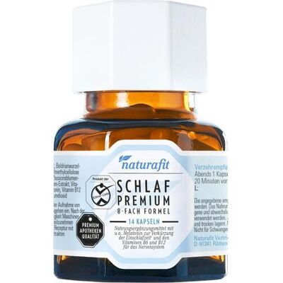 NaturaFit GmbH NATURAFIT Schlaf Premium 8-fach Formel Kapseln 14 St. (6,2 g) NaturaFit GmbH NATURAFIT Schlaf Premium 8-fach Formel Kapseln 14 St. (6,2 g)