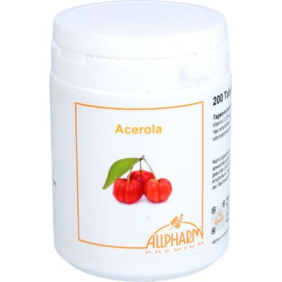 Allpharm Vertriebs GmbH ACEROLA VITAMIN C Tabletten 200 St. (200 g) Allpharm Vertriebs GmbH ACEROLA VITAMIN C Tabletten 200 St. (200 g)