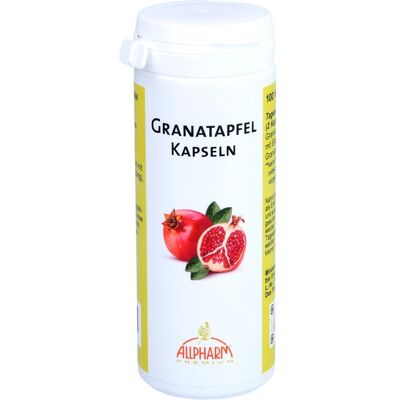 Allpharm Vertriebs GmbH GRANATAPFEL KAPSELN 100 St. (50 g) Allpharm Vertriebs GmbH GRANATAPFEL KAPSELN 100 St. (50 g)