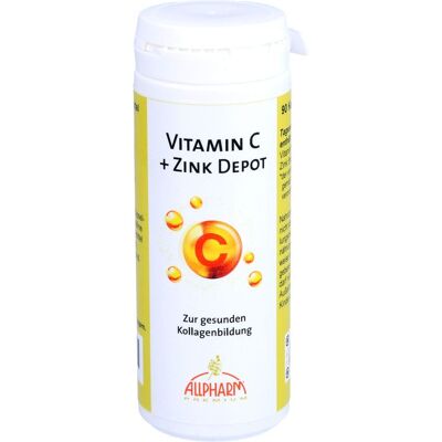 Allpharm Vertriebs GmbH VITAMIN C 300+Zink Langzeitkapseln 90 St. (58,32 g) Allpharm Vertriebs GmbH VITAMIN C 300+Zink Langzeitkapseln 90 St. (58,32 g)