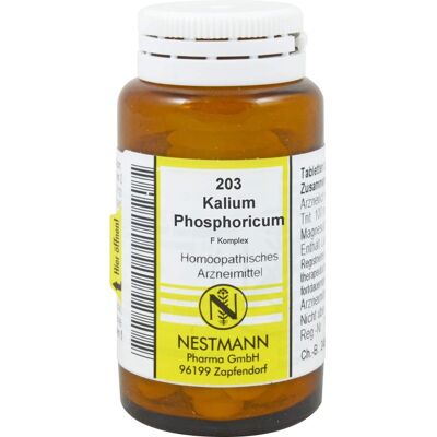 Nestmann Pharma GmbH KALIUM PHOSPHORICUM F Komplex Nr.203 Tabletten 120 St. Nestmann Pharma GmbH KALIUM PHOSPHORICUM F Komplex Nr.203 Tabletten 120 St.