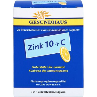 Wörwag Pharma GmbH & Co. KG ZINK 10+C Brausetabletten 20 St. Wörwag Pharma GmbH & Co. KG ZINK 10+C Brausetabletten 20 St.