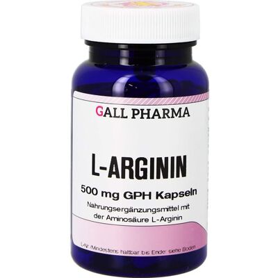 Hecht Pharma GmbH L-ARGININ 500 mg GPH Kapseln 160 St. (98 g) Hecht Pharma GmbH L-ARGININ 500 mg GPH Kapseln 160 St. (98 g)
