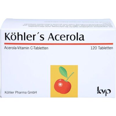 Köhler Pharma GmbH KÖHLER'S Acerola Tabletten 120 St. (96 g) Köhler Pharma GmbH KÖHLER'S Acerola Tabletten 120 St. (96 g)