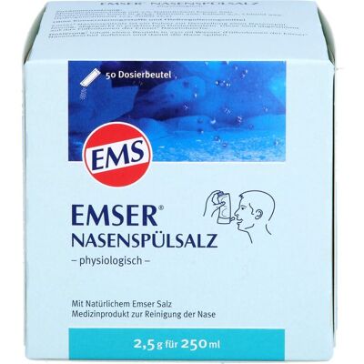 Sidroga Emsor Nasenspülsalz Beutel - Nasenspülung Salz - Physiologisches Nasenspray Sidroga Emsor Nasenspülsalz Beutel - Nasenspülung Salz - Physiologisches Nasenspray