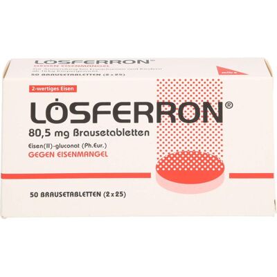 MIBE GmbH Arzneimittel LÖSFERRON Brausetabletten 50 St. MIBE GmbH Arzneimittel LÖSFERRON Brausetabletten 50 St.