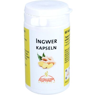 Allpharm Vertriebs GmbH INGWER KAPSELN 300 mg 60 St. (0 g) Allpharm Vertriebs GmbH INGWER KAPSELN 300 mg 60 St. (0 g)