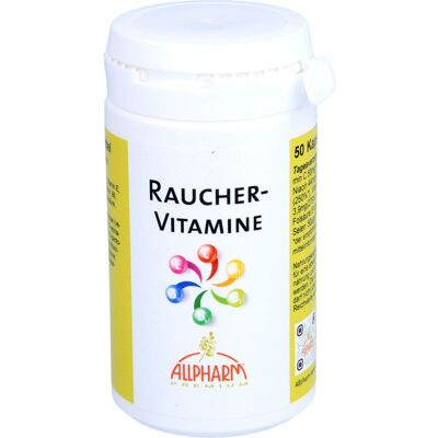 Allpharm Vertriebs GmbH RAUCHER VITAMINE Kapseln 50 St. (25 g) Allpharm Vertriebs GmbH RAUCHER VITAMINE Kapseln 50 St. (25 g)