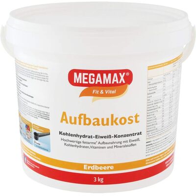 Megamax B.V. Erdbeere Muskelwachstum Pulver - Ergänzung Megamax B.V. Erdbeere Muskelwachstum Pulver - Ergänzung