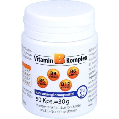 Pharma Peter GmbH VITAMIN B KOMPLEX Kapseln 60 St. (30 g) Pharma Peter GmbH VITAMIN B KOMPLEX Kapseln 60 St. (30 g)