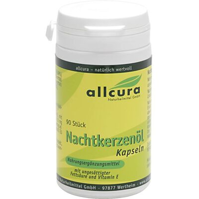 Allcura Naturheilmittel GmbH NACHTKERZENÖL KAPSELN 90 St. (60 g) Allcura Naturheilmittel GmbH NACHTKERZENÖL KAPSELN 90 St. (60 g)