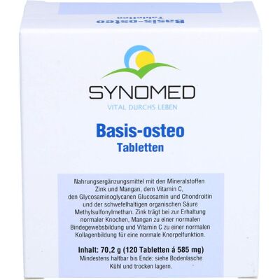 Synomed GmbH BASIS OSTEO Tabletten 120 St. (70,2 g) Synomed GmbH BASIS OSTEO Tabletten 120 St. (70,2 g)
