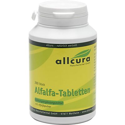 Allcura Naturheilmittel GmbH ALFALFA TABLETTEN 130 g Allcura Naturheilmittel GmbH ALFALFA TABLETTEN 130 g