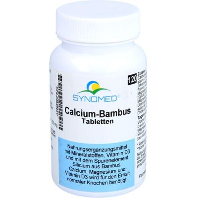 Synomed GmbH CALCIUM-BAMBUS Tabletten 120 St. (94,8 g) Synomed GmbH CALCIUM-BAMBUS Tabletten 120 St. (94,8 g)