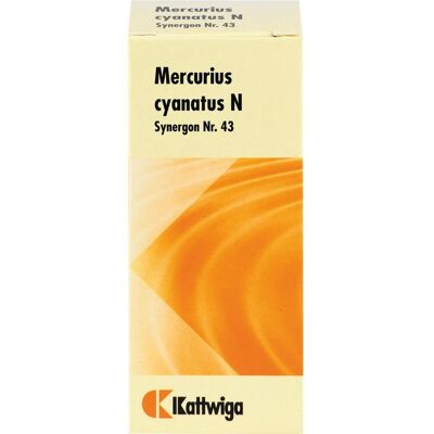 Kattwiga Arzneimittel GmbH SYNERGON KOMPLEX 43 Mercurius cyanatus N Tabletten 100 St. Kattwiga Arzneimittel GmbH SYNERGON KOMPLEX 43 Mercurius cyanatus N Tabletten 100 St.