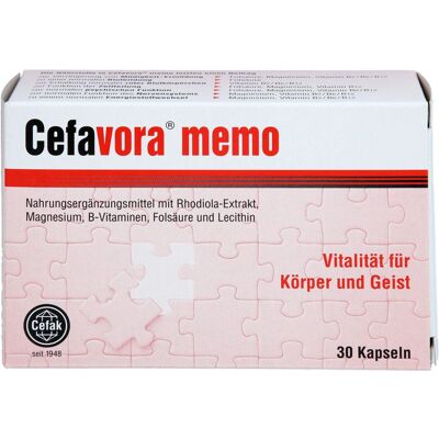 Cefak KG CEFAVORA memo Weichgelatinekapseln 30 St. (42 g) Cefak KG CEFAVORA memo Weichgelatinekapseln 30 St. (42 g)
