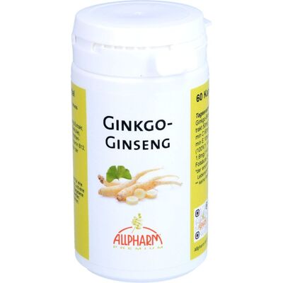 Allpharm Vertriebs GmbH GINKGO+GINSENG Premium Kapseln 60 St. (27 g) Allpharm Vertriebs GmbH GINKGO+GINSENG Premium Kapseln 60 St. (27 g)