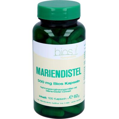 Bios Medical Services MARIENDISTEL 500 mg Bios Kapseln 100 St. (59 g) Bios Medical Services MARIENDISTEL 500 mg Bios Kapseln 100 St. (59 g)