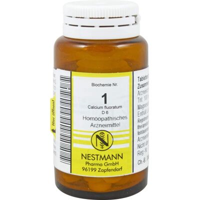 Nestmann Pharma GmbH BIOCHEMIE 1 Calcium fluoratum D 6 Tabletten 100 St. Nestmann Pharma GmbH BIOCHEMIE 1 Calcium fluoratum D 6 Tabletten 100 St.