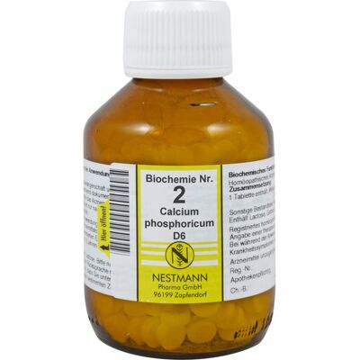 Nestmann Pharma GmbH BIOCHEMIE 2 Calcium phosphoricum D 6 Tabletten 400 St. Nestmann Pharma GmbH BIOCHEMIE 2 Calcium phosphoricum D 6 Tabletten 400 St.