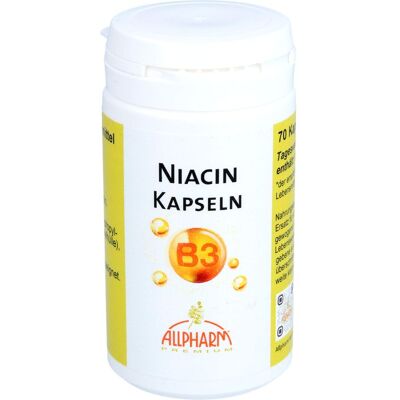 Allpharm Vertriebs GmbH NIACIN KAPSELN 70 St. (33,6 g) Allpharm Vertriebs GmbH NIACIN KAPSELN 70 St. (33,6 g)