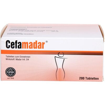 Cefak KG CEFAMADAR Tabletten 200 St. Cefak KG CEFAMADAR Tabletten 200 St.