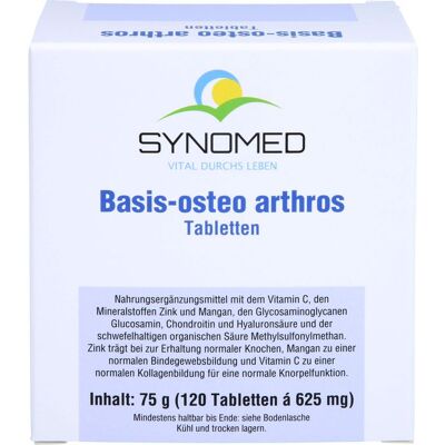 Synomed GmbH BASIS OSTEO arthros Tabletten 120 St. (70,8 g) Synomed GmbH BASIS OSTEO arthros Tabletten 120 St. (70,8 g)