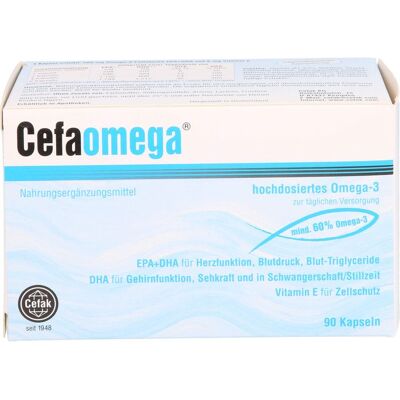 Cefak KG CEFAOMEGA Kapseln 90 St. (142,2 g) Cefak KG CEFAOMEGA Kapseln 90 St. (142,2 g)