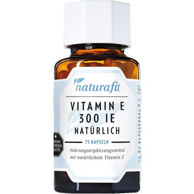Naturafit - Vitamin E 300 IE - Natürliche Kapseln - Supplement Naturafit - Vitamin E 300 IE - Natürliche Kapseln - Supplement