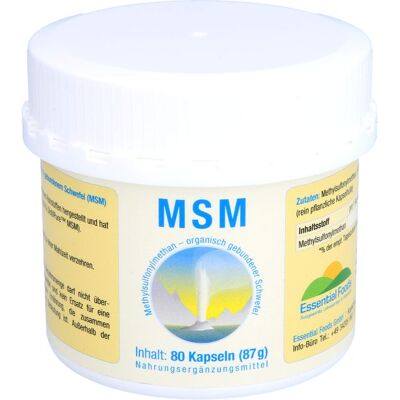 Allpharm Vertriebs GmbH MSM 1000 mg Kapseln 80 St. (87 g) Allpharm Vertriebs GmbH MSM 1000 mg Kapseln 80 St. (87 g)