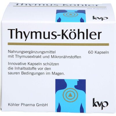 Köhler Pharma GmbH THYMUS KÖHLER Kapseln 60 St. (31 g) Köhler Pharma GmbH THYMUS KÖHLER Kapseln 60 St. (31 g)