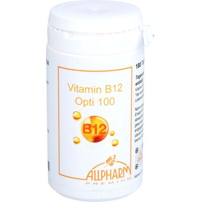 Allpharm Vertriebs GmbH VITAMIN B12 OPTI 100 Tabletten 180 St. (36 g) Allpharm Vertriebs GmbH VITAMIN B12 OPTI 100 Tabletten 180 St. (36 g)