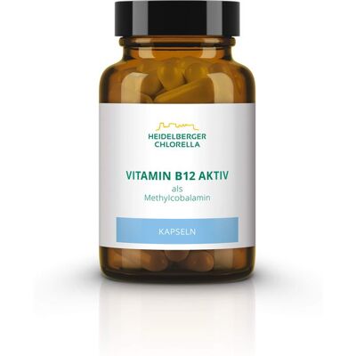 Heidelberger Chlorella GmbH VITAMIN B12 AKTIV Methylcobalamin Kapseln 60 St. (54 g) Heidelberger Chlorella GmbH VITAMIN B12 AKTIV Methylcobalamin Kapseln 60 St. (54 g)