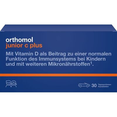 Orthomol - Orthomol Junior C plus - Mandarine-Orange Orthomol - Orthomol Junior C plus - Mandarine-Orange