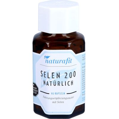 NaturaFit GmbH NATURAFIT Selen 200 natürlich Kapseln 90 St. (30,6 g) NaturaFit GmbH NATURAFIT Selen 200 natürlich Kapseln 90 St. (30,6 g)
