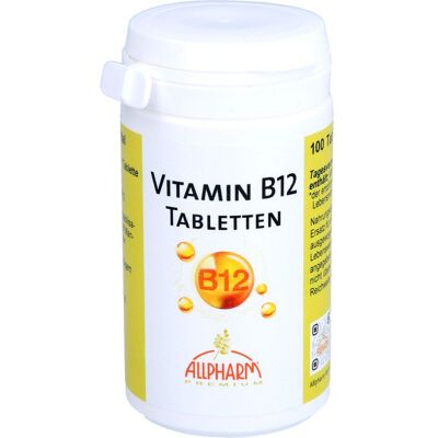 Allpharm Vertriebs GmbH VITAMIN B12 PREMIUM Allpharm Tabletten 100 St. (28 g) Allpharm Vertriebs GmbH VITAMIN B12 PREMIUM Allpharm Tabletten 100 St. (28 g)