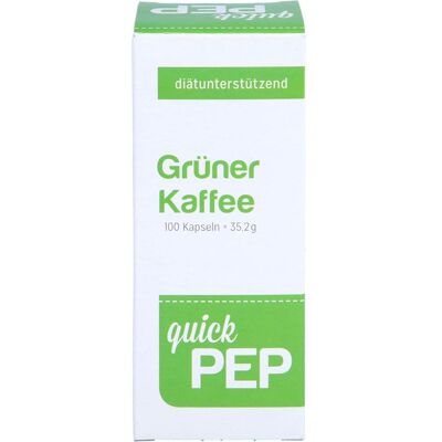 Quickpep Grüne Kaffee Kapseln - Unterstützt Stoffwechsel Quickpep Grüne Kaffee Kapseln - Unterstützt Stoffwechsel